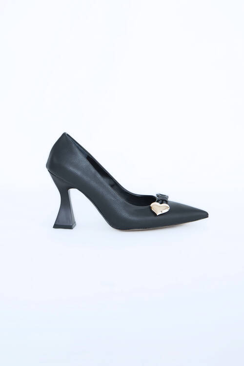 Kadın Topuklu Ayakkabı Z711582 -Siyah