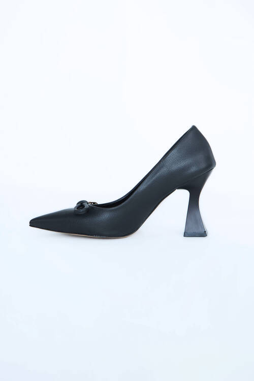 Kadın Topuklu Ayakkabı Z711582 -Siyah