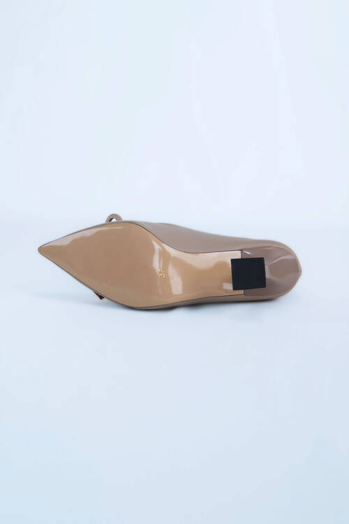 Kadın Topuklu Ayakkabı Z711582-Vizon