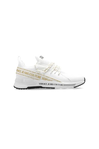 Kadın Versace DYNAMIC Sneaker Ayakkabı - Beyaz / Gold - Versace