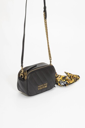 Kadın Versace Jeans Couture Mini Omuz Çantası - Siyah - Versace