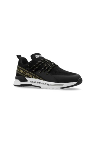 Kadın Versace Sneaker Ayakkabı - Siyah / Gold - Versace