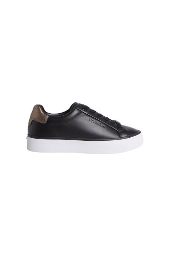 Kadın VULC LACE UP SAFF FOX W/MET BT Sneaker-Siyah - Calvin Klein