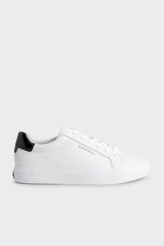 Kadın Vulc Lace Up Sneaker Ayakkabı - Beyaz Siyah - Calvin Klein