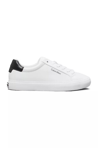 Kadın VULCANIZED LACE UP LTH Sneaker-Beyaz - Calvin Klein
