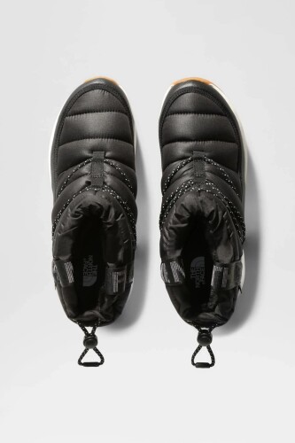 Kadın W THERMOBALL LACE UP WP Su Geçirmez Bot - Siyah Beyaz - The North Face
