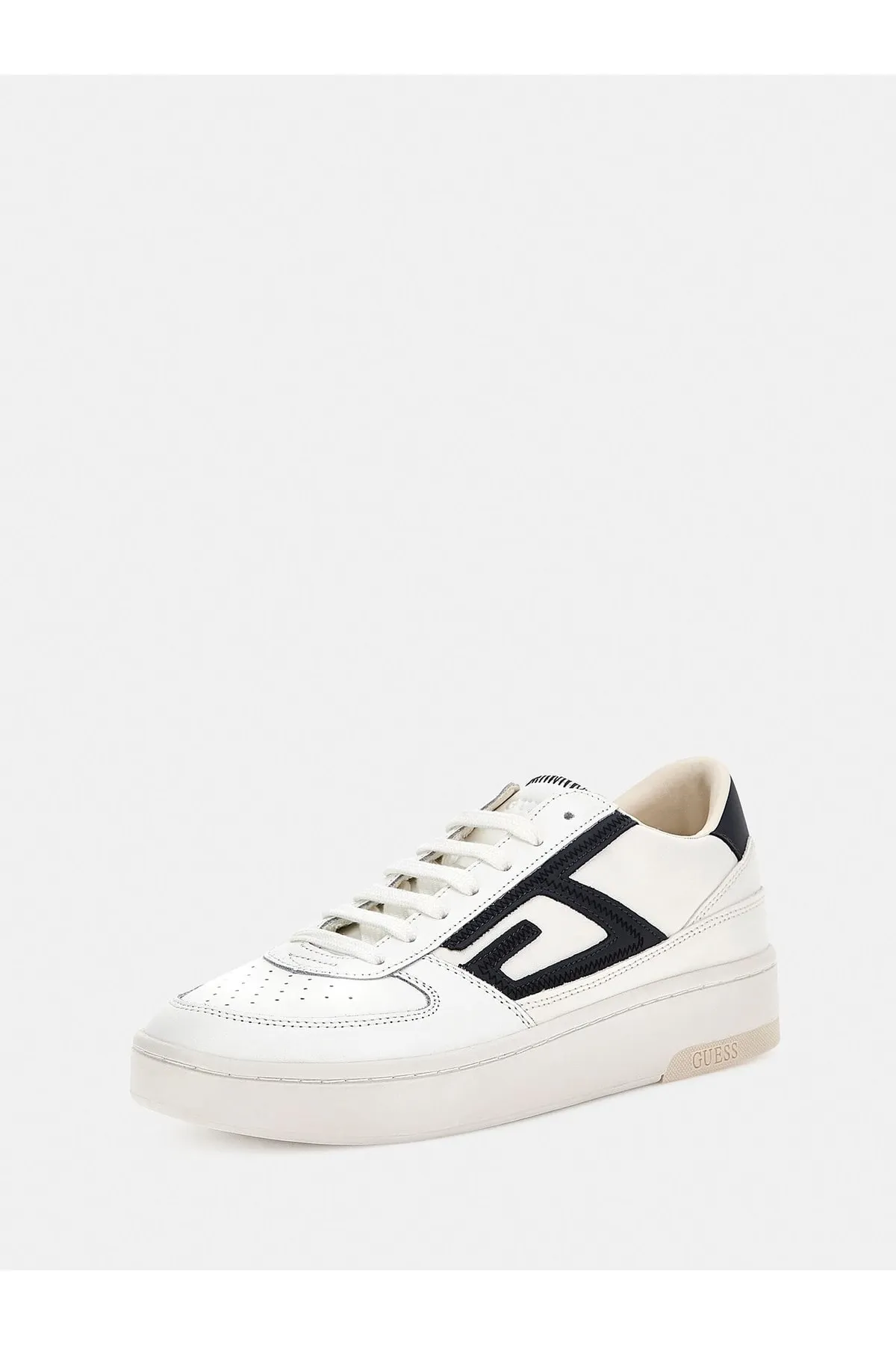 Sılea Erkek Deri Sneaker-Beyaz-Mavi 