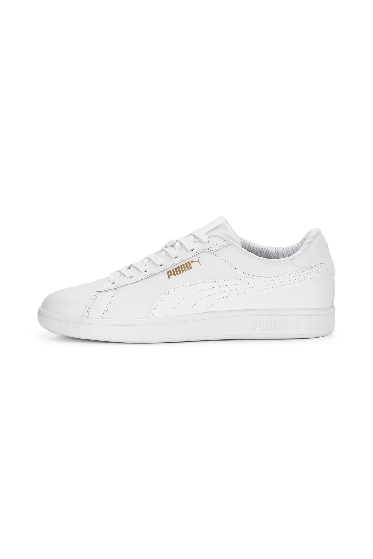 PUMA - Smash 3.0 L Kadın Sneaker Ayakkabı 390987-Beyaz