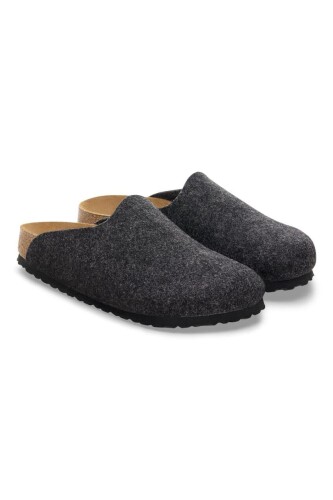 Unisex Amsterdam Wo Terlik - Antrasit - Birkenstock
