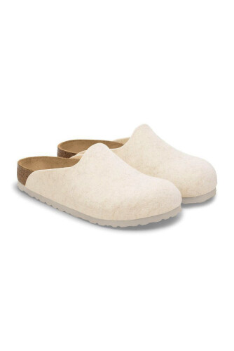 Unisex Amsterdam Wo Terlik - Krem - Birkenstock