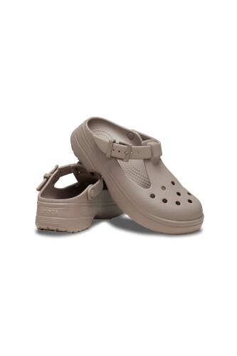 Unisex Classic Mary Jane Terlik - Kahverengi - Crocs