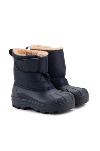 Unisex Çocuk Cırtlı Bot - Lacivert - İgor