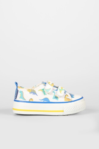 Unisex Çocuk Done Sneaker Ayakkabı - Beyaz - Vicco