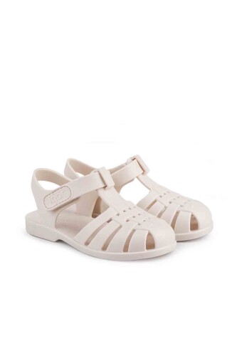 Unisex Çocuk S10288 Clasica Sandalet - Marfil - İgor