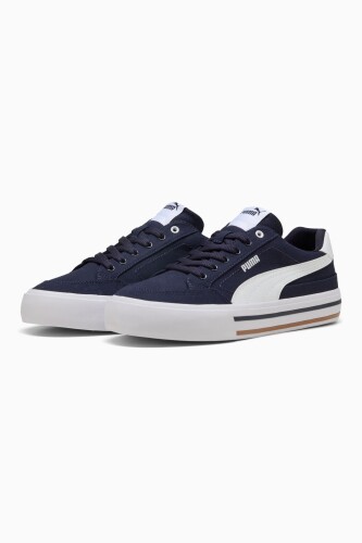 Unisex Court Classic Vulcanised Sneakers - Lacivert - Puma