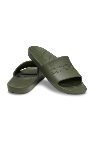 Unisex Crocs Slide Terlik - Yeşil - Crocs
