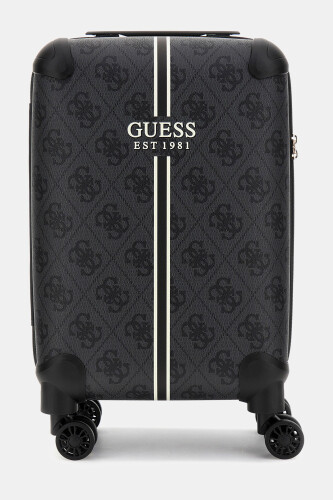 Unisex Kallisto 4G Logolu Valiz - Siyah - Guess