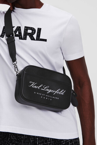 Unisex Mini Omuz Çantası-Siyah - Karl Lagerfeld NL